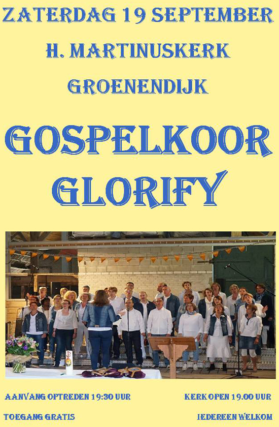 150907 Gospelkoor Glorify zingt in Stoppeldijk